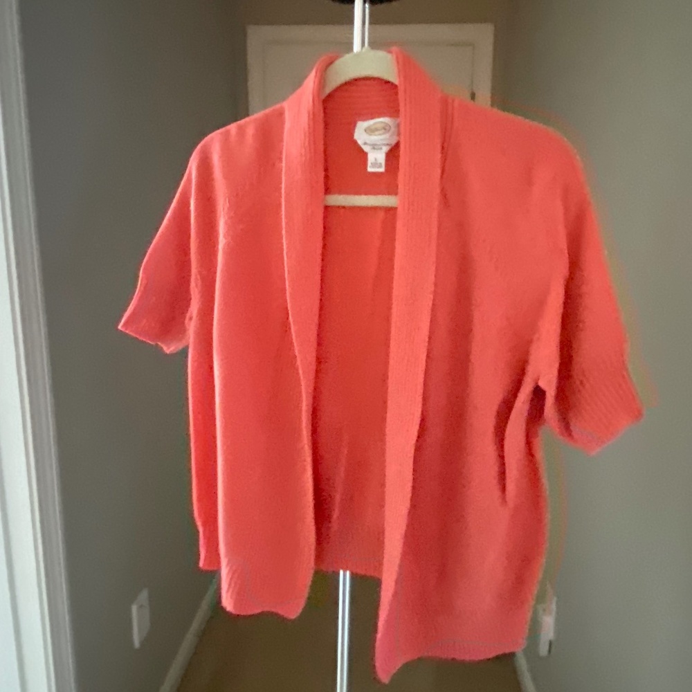 Talbots (L) Coral Cardigan